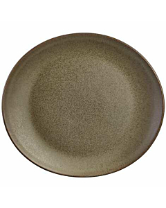 Terra Stoneware Antigo Oval Plate 29.5 x 26cm