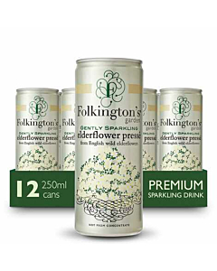 Folkingtons Elderflower Sparkling Presse Cans