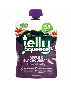 Fruitypot Apple & Blackcurrant Jelly Squeeze Pouches