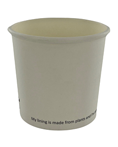 Zeus Compostable White Soup Cups 12oz