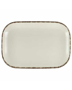 Terra Stoneware Sereno Grey Rectangular Plate 29 x 19.5cm