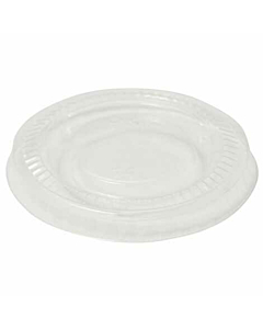 Vegware Compostable PLA Round 1oz Portion Pot Lids