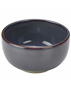 Terra Stoneware Rustic Blue Round Bowl 12.5cm