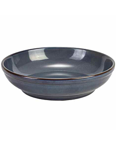 Terra Stoneware Rustic Blue Coupe Bowl 23cm