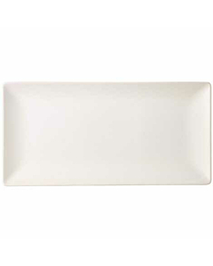 Luna Stoneware White Rectangular Plate 30 x 15cm/12 x 6"