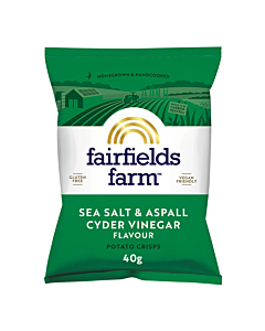 Fairfields Farm Sea Salt & Aspall Vinegar Crisps