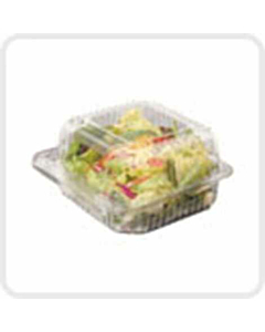 Dart Clear Seal Plastic Hinged Salad Takeaway Bowl 750cc