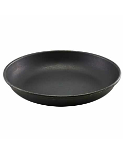 GenWare Black Vintage Steel Coupe Plate 20cm