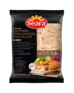 Seara Frozen Breaded Southern Fried Chicken Mini Fillets