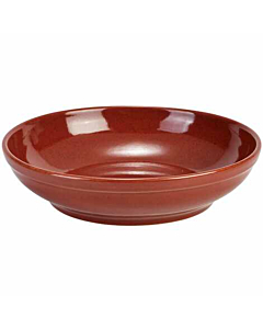 Terra Stoneware Rustic Red Coupe Bowl 27.5cm