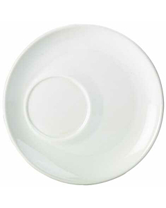 Genware Porcelain Offset Saucer 17cm/6.75"