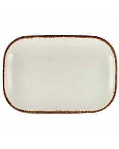 Terra Stoneware Sereno Brown Rectangular Plate 29 x 19.5cm