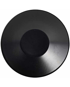 Luna Stoneware Black Soup Plate 23 x 5cm/9.25 x 2"