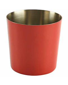 Red Stainless Steel Serving Cup 8.5 x 8.5cm