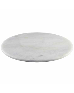 White Marble Platter 33cm Dia