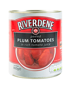 Country Range Peeled Plum Tomatoes in Tomato Juice