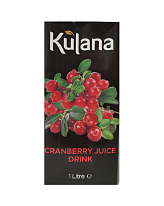 Country Range Cranberry Fruit Juice Cartons