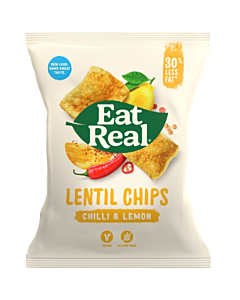 Eat Real Lentil Chips Chilli & Lemon Flavour