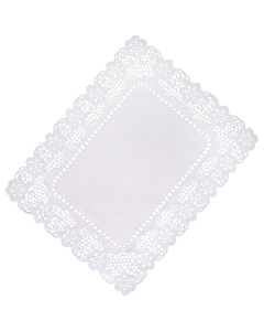 White Lace Tray Papers