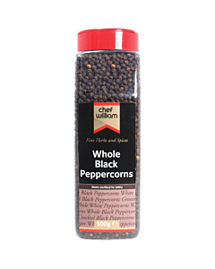 Chef William Whole Black Peppercorns - unit