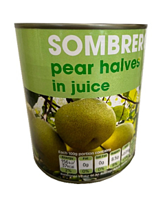 Sombrero Pear Halves in Juice - unit