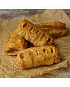 The Phat Pasty Co. Frozen School Sausage Rolls 4 Inches