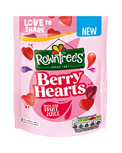 Rowntree's Berry Hearts Sweets Sharing Bag