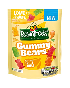 Rowntree's Gummy Bears Sweets Sharing Bag