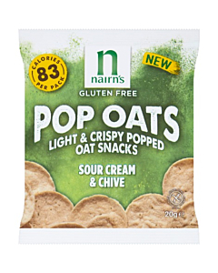 Nairn's Gluten Free Sour Cream & Chive Pop Oats