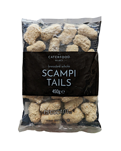 Caterfood Select Frozen Breaded Whole Scampi Tails