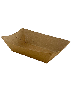 Zeus Compostable & Recyclable Kraft Chip Trays