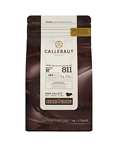 Callebaut 54% Bitter Sweet Dark Chocolate '811' Callets