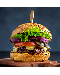 Caterfood Select Frozen Premium Gourmet Beef Burgers 6oz