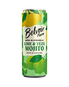 Belvoir Non-Alcoholic Lime & Yuzu Mojito Cans