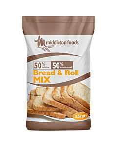 Middleton Bread & Roll Mix 50% White 50% Wholemeal Bread
