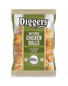 Diggers Frozen Battered Chicken Balls