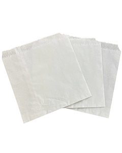 Zeus Packaging White Sulphite Paper Bags 15cm