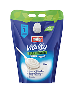 Muller Vitality Plant-Based Thick & Creamy Yogurt