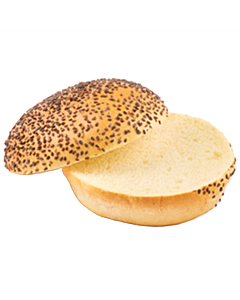 Panesco Frozen Gourmet Pre-Sliced Black Sesame Buns