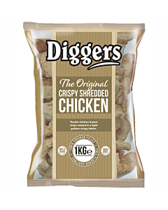 Diggers Frozen Crispy Shredded Chicken
