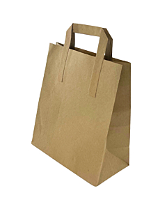 Zeus Packaging Medium Brown Paper Carrier Bags