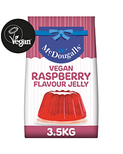McDougalls Vegan Raspberry Flavour Jelly Crystals