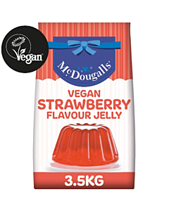 McDougalls Vegetarian Strawberry Jelly Crystals