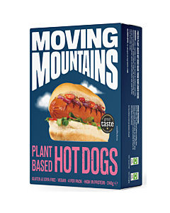 Moving Mountains Frozen Vegan Plant-Based Hot Dogs