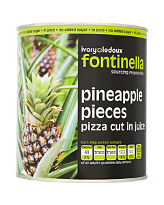Fontinella Pineapple Pieces Pizza Cut in Juice