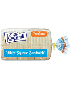 Kingsmill Professional Frozen Medium White Square Sandwich