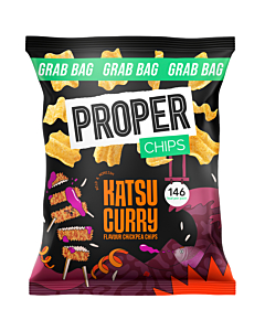 Proper Chips Katsu Curry Flavour Chickpea Chips
