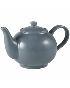 Genware Porcelain Grey Teapot 45cl/15.75oz