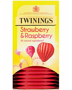 Twinings Strawberry & Raspberry Enveloped Tea Bags