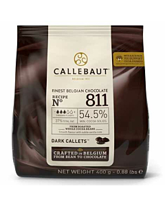Callebaut 54% Dark Chocolate '811' Callets